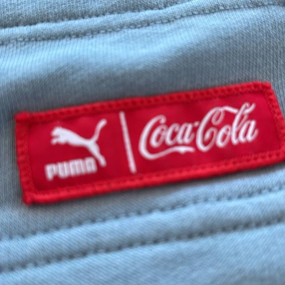 Coca-Cola X Puma Women's Slate  Shorts size Small - Picture 11 of 12